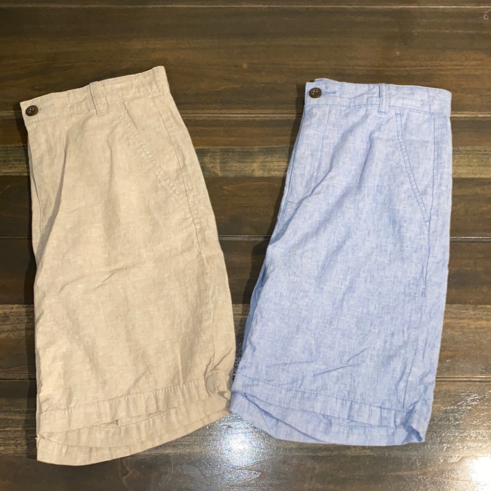 Boys Old Navy Set of 2 Linen Shorts